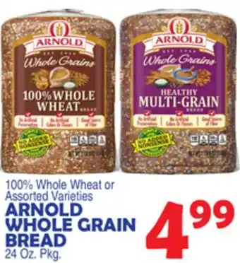 Bravo Supermarkets ARNOLD WHOLE GRAIN BREAD offer