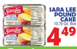 Bravo Supermarkets SARA LEE POUND CAKE offer