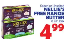 Bravo Supermarkets NELLIE'S FREE RANGE BUTTER offer