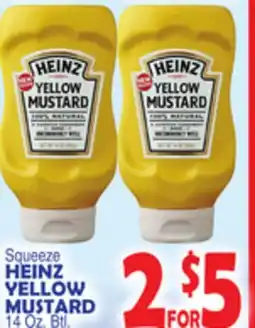 Bravo Supermarkets HEINZ YELLOW MUSTARD offer