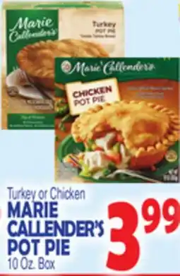 Bravo Supermarkets MARIE CALLENDER'S POT PIE offer