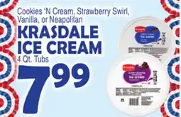 Bravo Supermarkets KRASDALE ICE CREAM offer