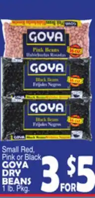 Bravo Supermarkets GOYA DRY BEANS offer