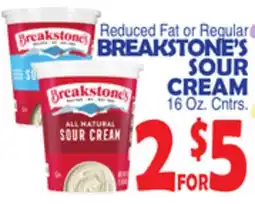 Bravo Supermarkets BREAKSTONE'S SOUR CREAM offer