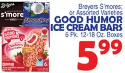 Bravo Supermarkets GOOD HUMOR ICE CREAM BARS offer