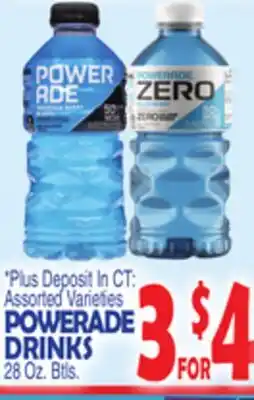 Bravo Supermarkets POWERADE DRINKS offer