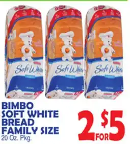 Bravo Supermarkets BIMBO SOFT WHITE BREAD FAMILY SIZE offer