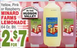 Bravo Supermarkets MINARD FARMS LEMONADE offer