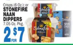 Bravo Supermarkets STONEFIRE NAAN DIPPERS, 7.05 Oz. Pkg offer
