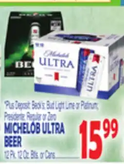 Bravo Supermarkets MICHELOB ULTRA BEER offer