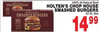 Bravo Supermarkets HOLTEN'S CHOP HOUSE SMASHED BURGERS offer