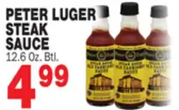 Bravo Supermarkets PETER LUGER STEAK SAUCE offer