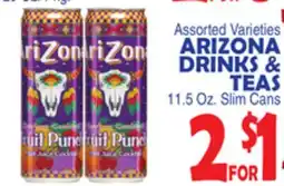 Bravo Supermarkets ARIZONA DRINKS & TEAS offer