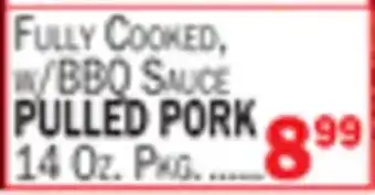 Bravo Supermarkets PULLED PORK offer
