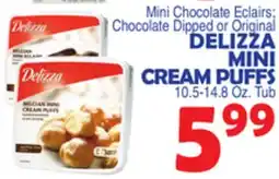 Bravo Supermarkets DELIZZA MINI CREAM PUFFS offer