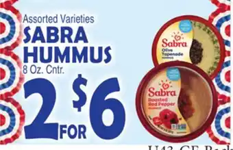 Bravo Supermarkets SABRA HUMMUS offer