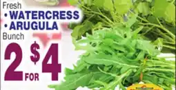 Bravo Supermarkets FRESH WATERCRESS ARUGULA offer