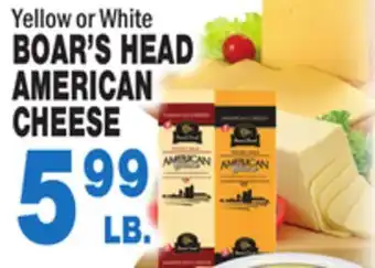 Bravo Supermarkets BOAR'S HEAD AMERICAN CHEESE offer