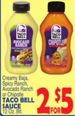 Bravo Supermarkets TACO BELL SAUCE offer