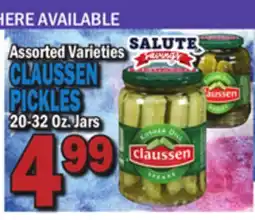 C Town CLAUSSEN PICKLES 20-32 Oz. Jars offer