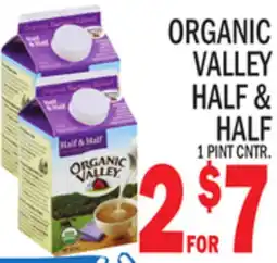 C Town ORGANIC VALLEY HALF & HALF offer