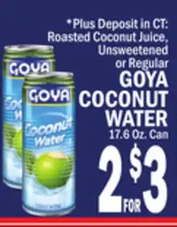 C Town GOYA COCONUT WATER offer