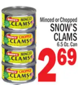 C Town SNOW'S CLAMS offer