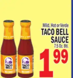 C Town TACO BELL SAUCE offer