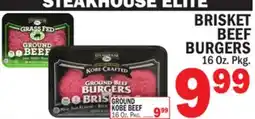 C Town STEAKHOUSE ELITE BRISKET BEEF BURGERS offer