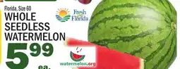C Town WHOLE SEEDLESS WATERMELON offer