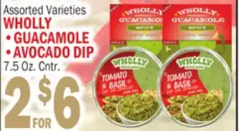 C Town WHOLLY GUACAMOLE, AVOCADO DIP offer