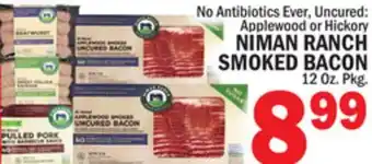 C Town NIMAN RANCH SMOKED BACON offer