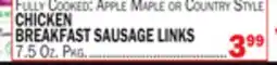C Town CHICKEN BREAKFAST SAUSAGE LINKS offer