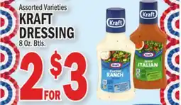 C Town KRAFT DRESSING 8 Oz. Btls offer