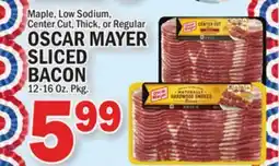 C Town OSCAR MAYER SLICED BACON offer