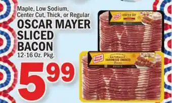 C Town OSCAR MAYER SLICED BACON offer