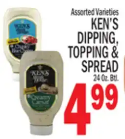 C Town KEN'S DIPPING, TOPPING & SPREAD offer