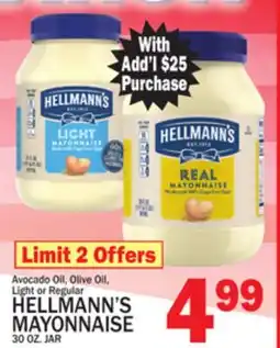 C Town HELLMANN'S MAYONNAISE offer