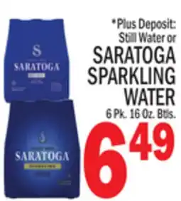 C Town SARATOGA SPARKLING WATER offer