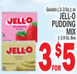 C Town JELL-O PUDDING MIX 1-3.9 Oz. Box offer