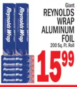 C Town REYNOLDS WRAP ALUMINUM FOIL offer