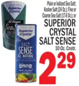 C Town SUPERIOR CRYSTAL SALT SENSE, 10 Oz. Cnstr offer
