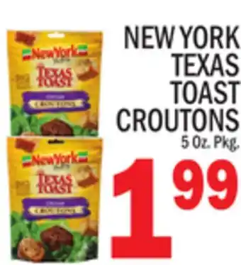 C Town NEW YORK TEXAS TOAST CROUTONS offer
