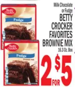 C Town BETTY CROCKER FAVORITES BROWNIE MIX offer