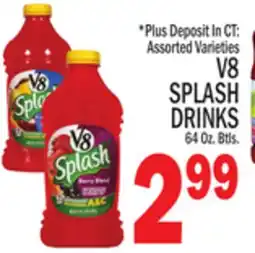C Town V8 SPLASH DRINKS offer