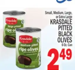 C Town KRASDALE PITTED BLACK OLIVES offer