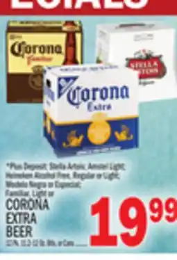 C Town CORONA EXTRA BEER 12 Pk. 11.2-12 Oz. Btls. or Cans offer