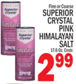 C Town SUPERIOR CRYSTAL PINK HIMALAYAN SALT offer