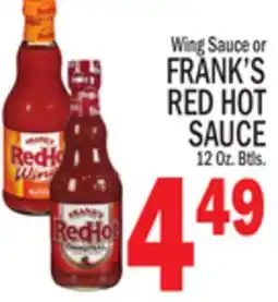 C Town FRANK'S RED HOT SAUCE offer