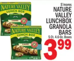 C Town NATURE VALLEY LUNCHBOX GRANOLA BARS 4.6 Oz. Boxes offer